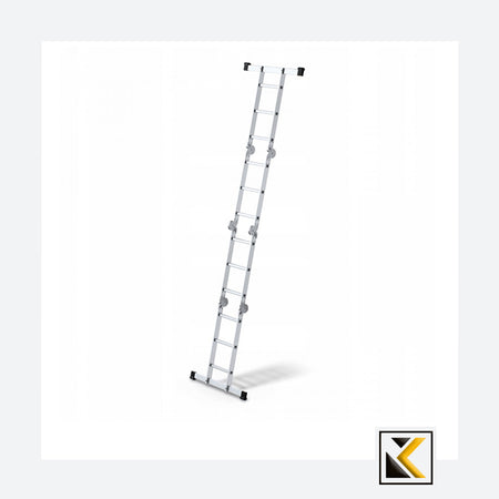 Aluminium multifunctionele knikladder 4x3 150kg