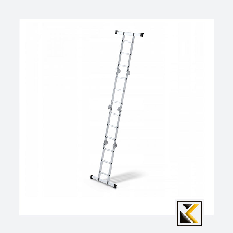 Aluminium multifunctionele scharnierende ladder 4x4 150kg platform