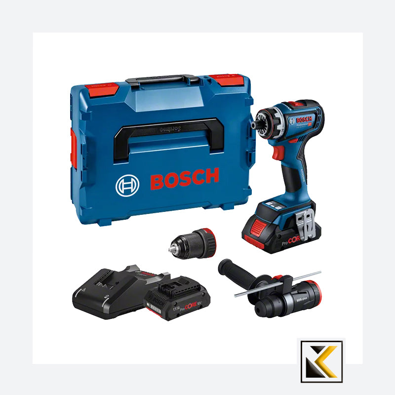 Bosch GSR 18V-90 FC Accuboormachine met 2 x 4,0Ah in L-Boxx