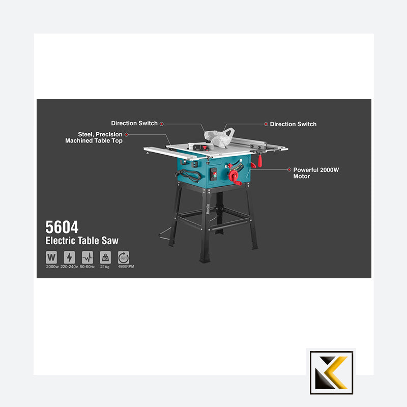 Elektrische tafelzaag 2000W-250mm Ronix 5604