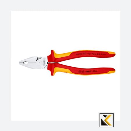 KNIPEX Kracht-combitang 200mm VDE 02 06 200