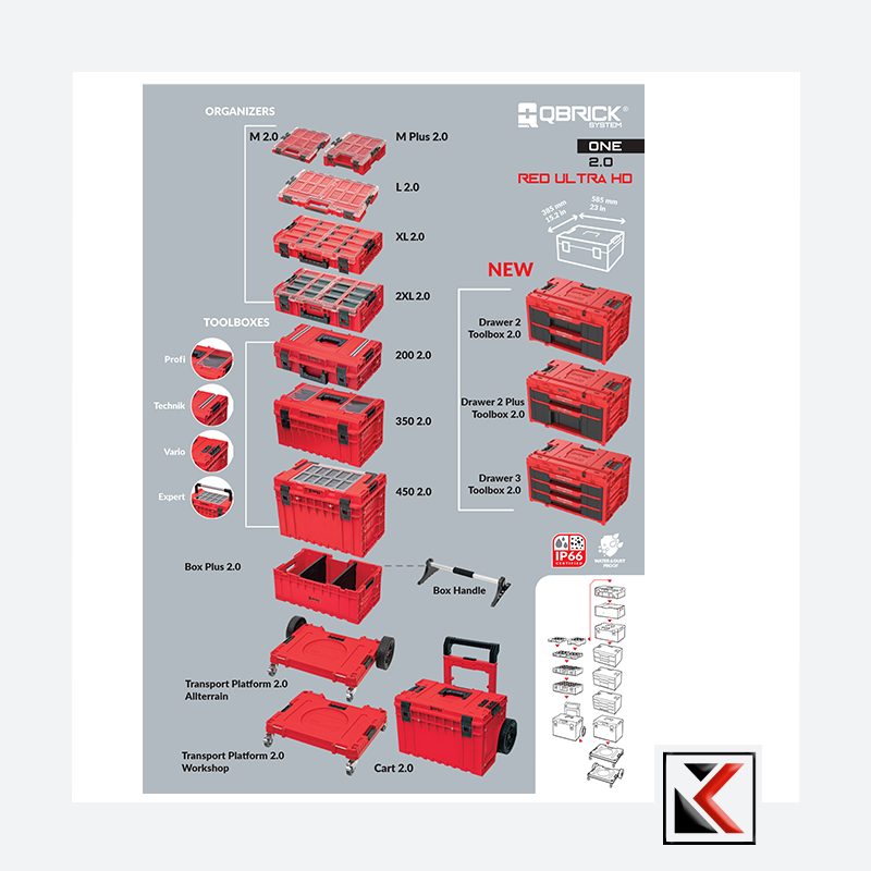 Qbrick System ONE Box 2.0 Rood Ultra HD