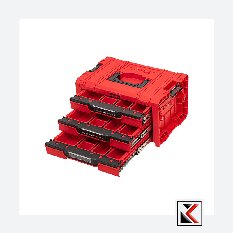 Qbrick System PRO Drawer 3 Toolbox Expert RED Ultra HD