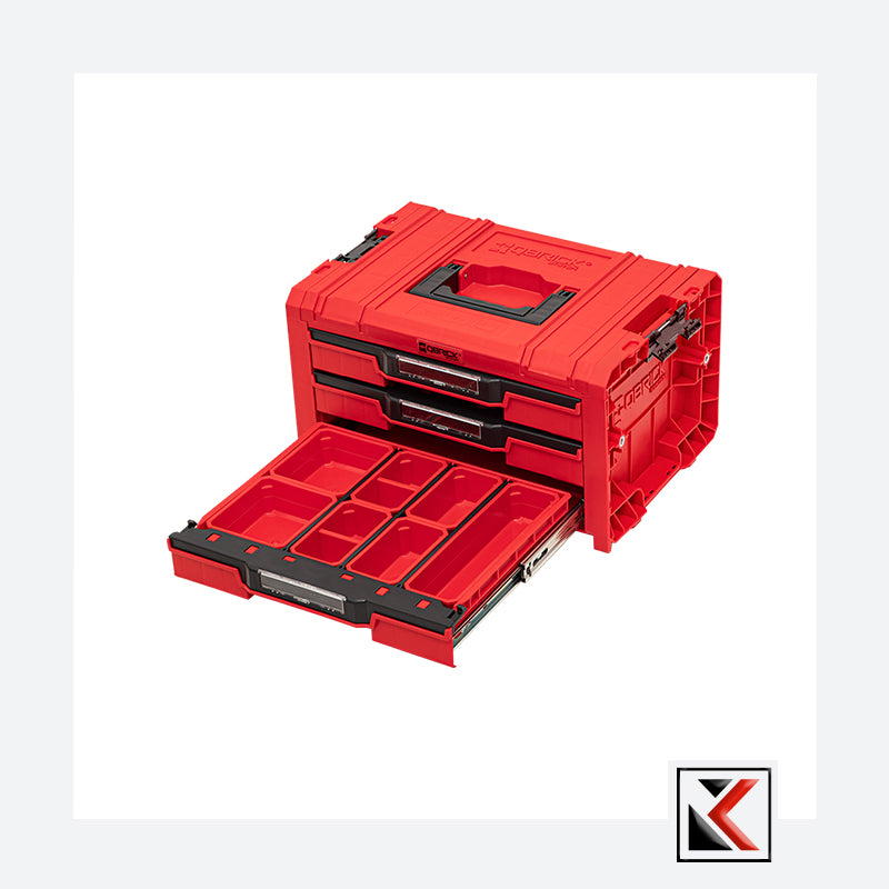 Qbrick System PRO Drawer 3 Toolbox Expert RED Ultra HD