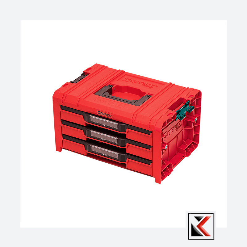 Qbrick System PRO Drawer 3 Toolbox Expert RED Ultra HD