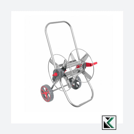 Tuinslang wagen 60 meter 1/2"metaal