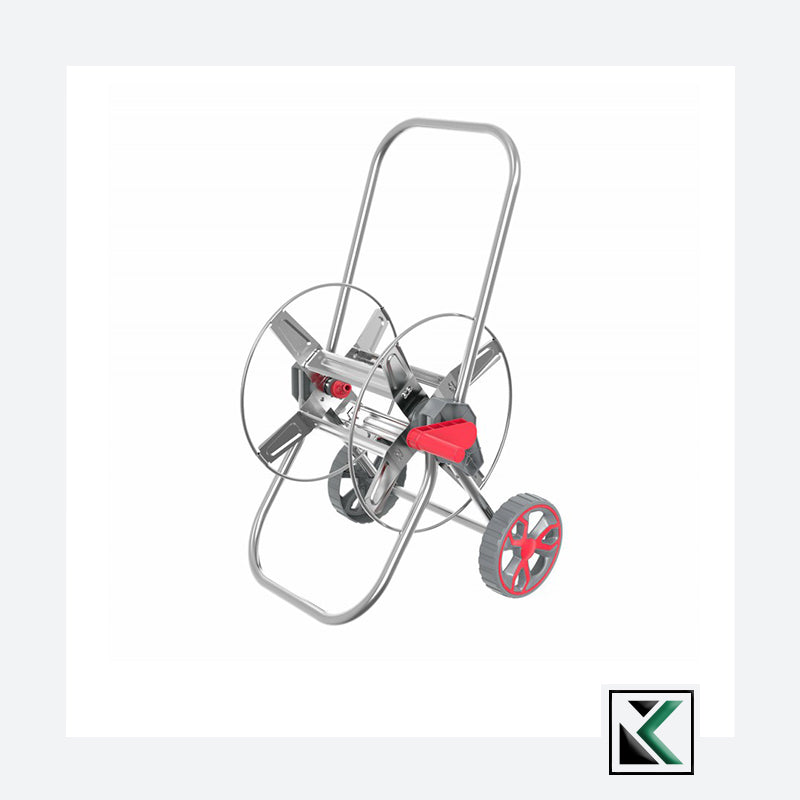 Tuinslang wagen 60 meter 1/2"metaal