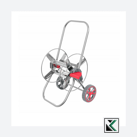 Tuinslang wagen 60 meter 1/2"metaal