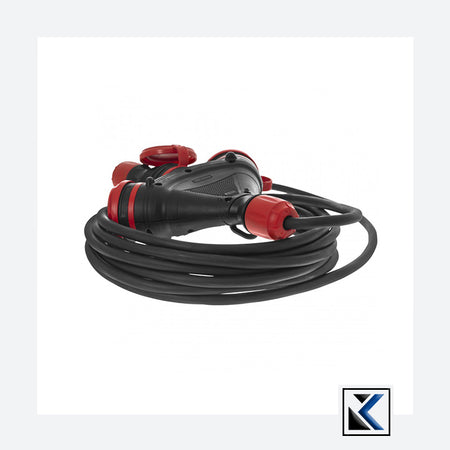 Verlengkabel Professioneel 20m 3-voudig 3x1,5mm IP54 16A/4000W